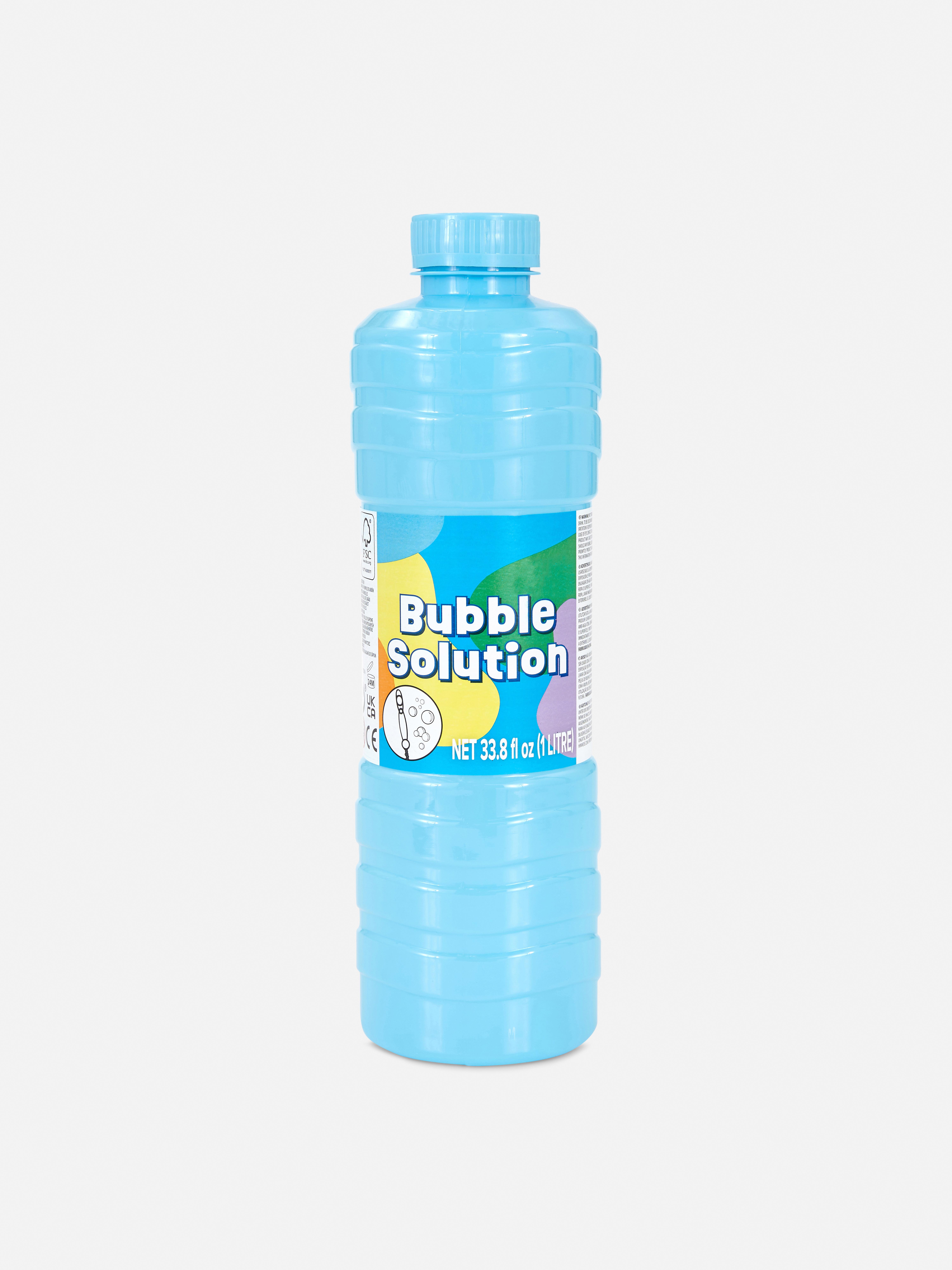 Seifenblasenflüssigkeit, 1 l. Eine Flasche Seifenblasenflüssigkeit für Ihren Seifenblasenstab oder Ihre Seifenblasenpistole.