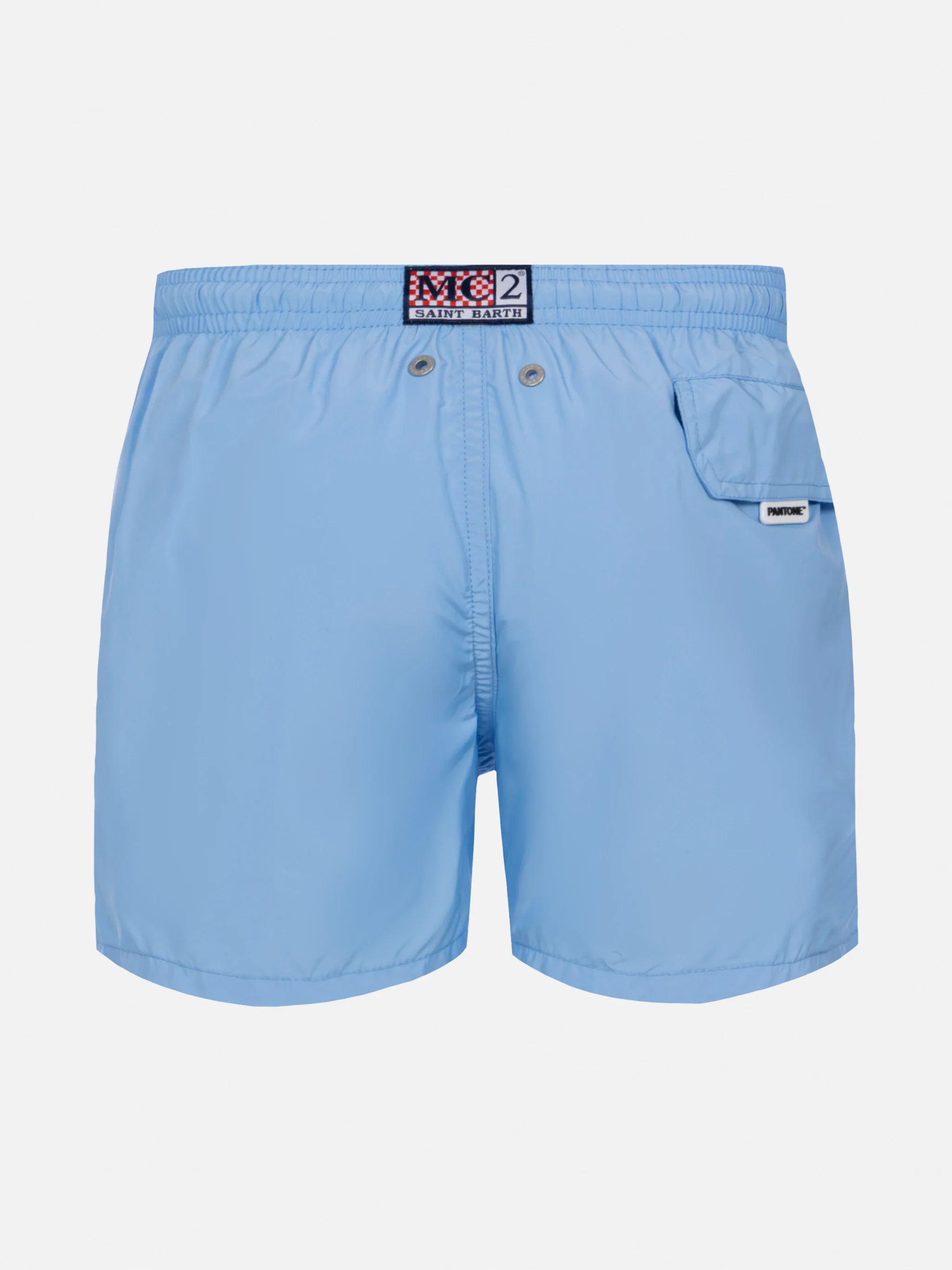 Costume mare Jean Lighting Pantone in tessuto leggero azzurro cielo |