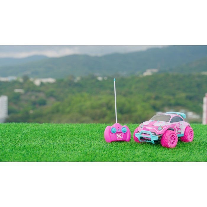 Radiografisch bestuurbare auto - EXOST - Pixie II - schaal 1/12 - 27 MHz - Offroad - Oplaadbare batterij - Roze - Geschikt voor kinderen vanaf 5 jaar