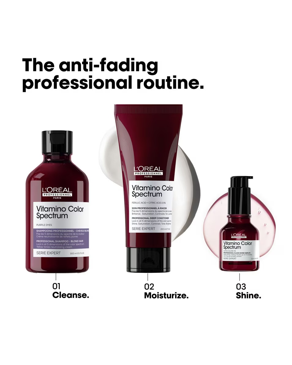 L'ORÉAL PROFESSIONNEL Vitamino Color Spectrum Purple Șampon - Pentru păr blond