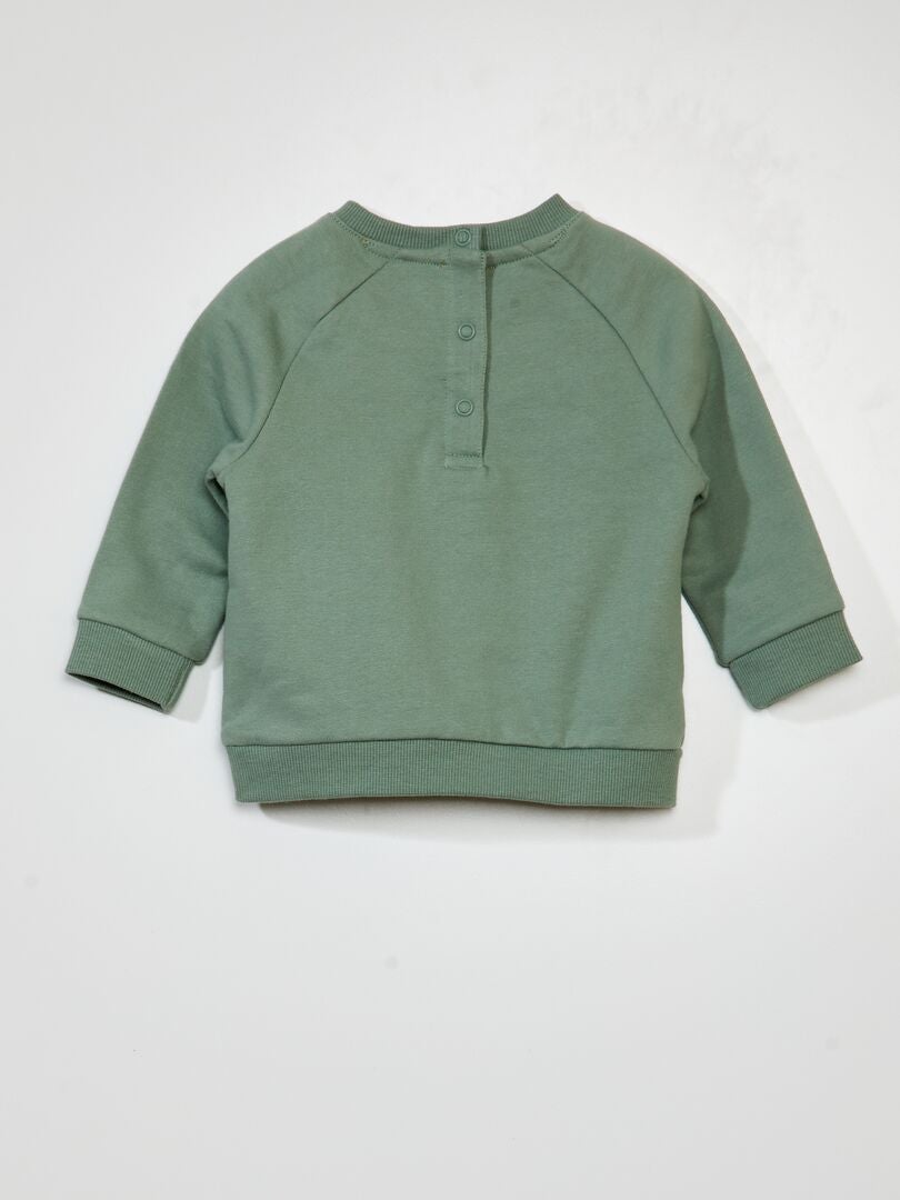 Moletom Jurassic Park com gola redonda - VERDE