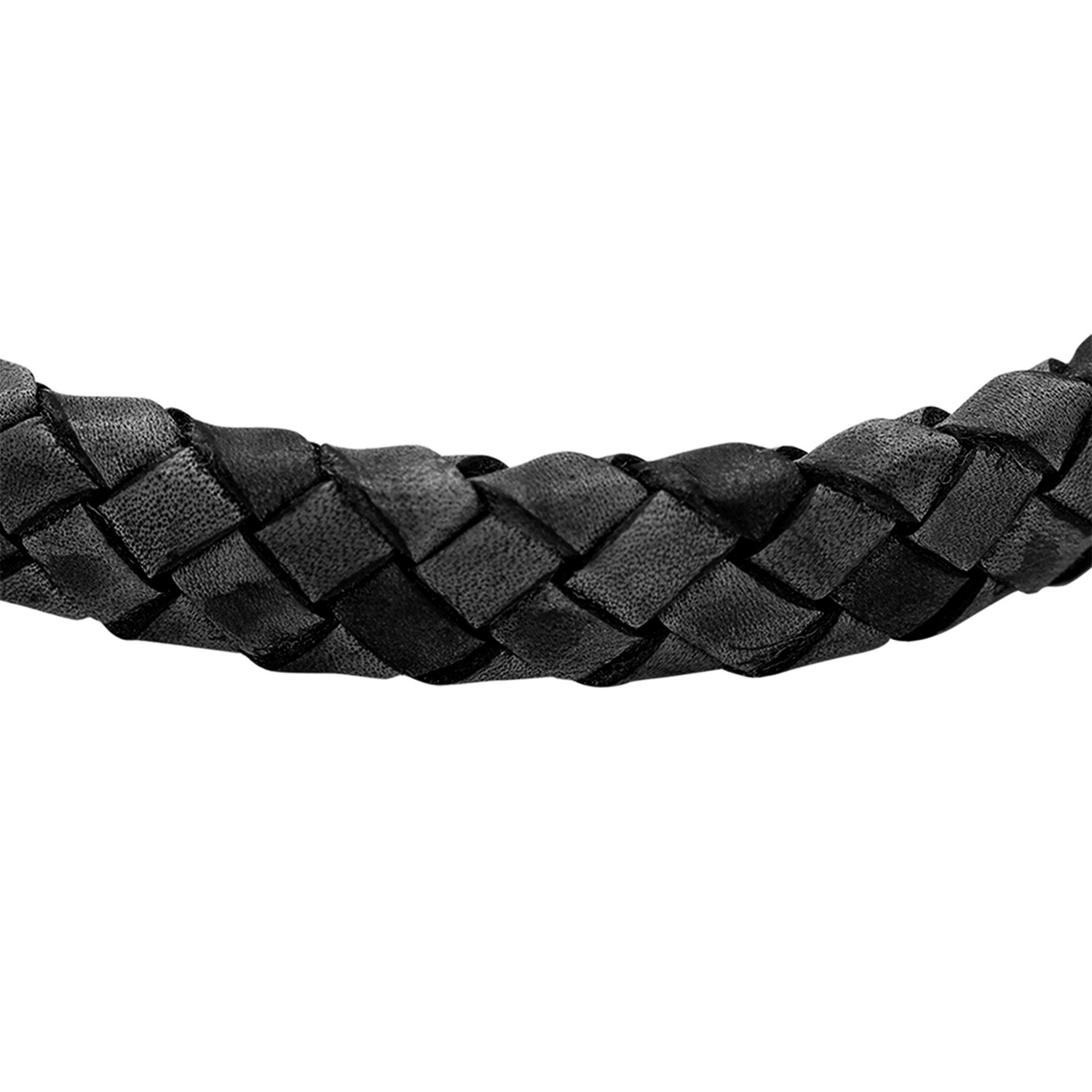 Heideman Bracelet en cuir Mika noir