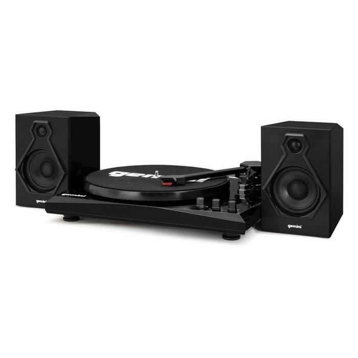 Platenspeler - Gemini - TT-900 - Zwart - 3 snelheden - Bluetooth - Automatische stop