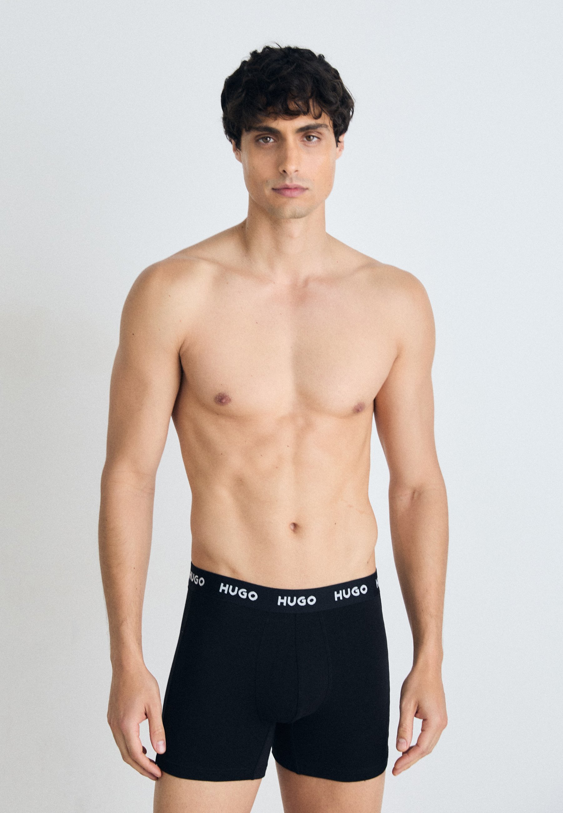 HUGO 3 PACK - Trunks - black
