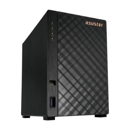 Servidor NAS - ASUSTOR - AS1202T - 2 baias - 1 GB DDR4