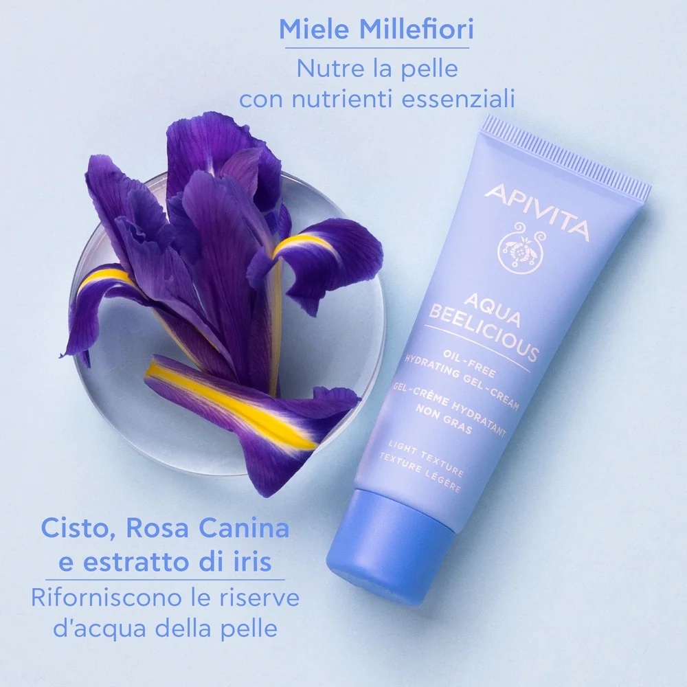 APIVITA Apivita Aqua Beelicious olievrije gelcrème 40 ml met hydraterende en balancerende werking