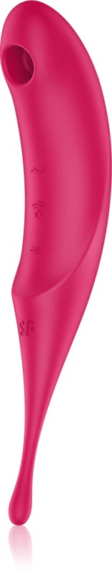 „Satisfyer TWIRLING PRO“ vibratorius su klitorio stimuliatoriumi