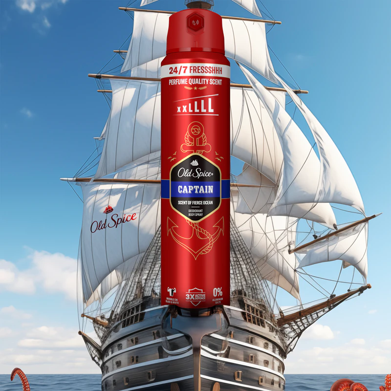Desodorante spray Old Spice Captain