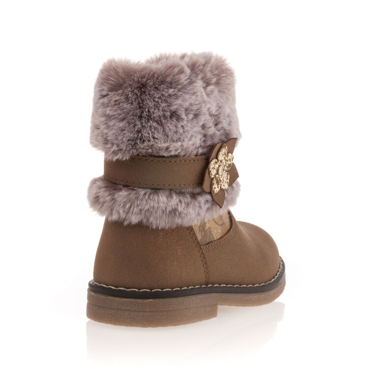 Brązowe buty dziewczęce / botki