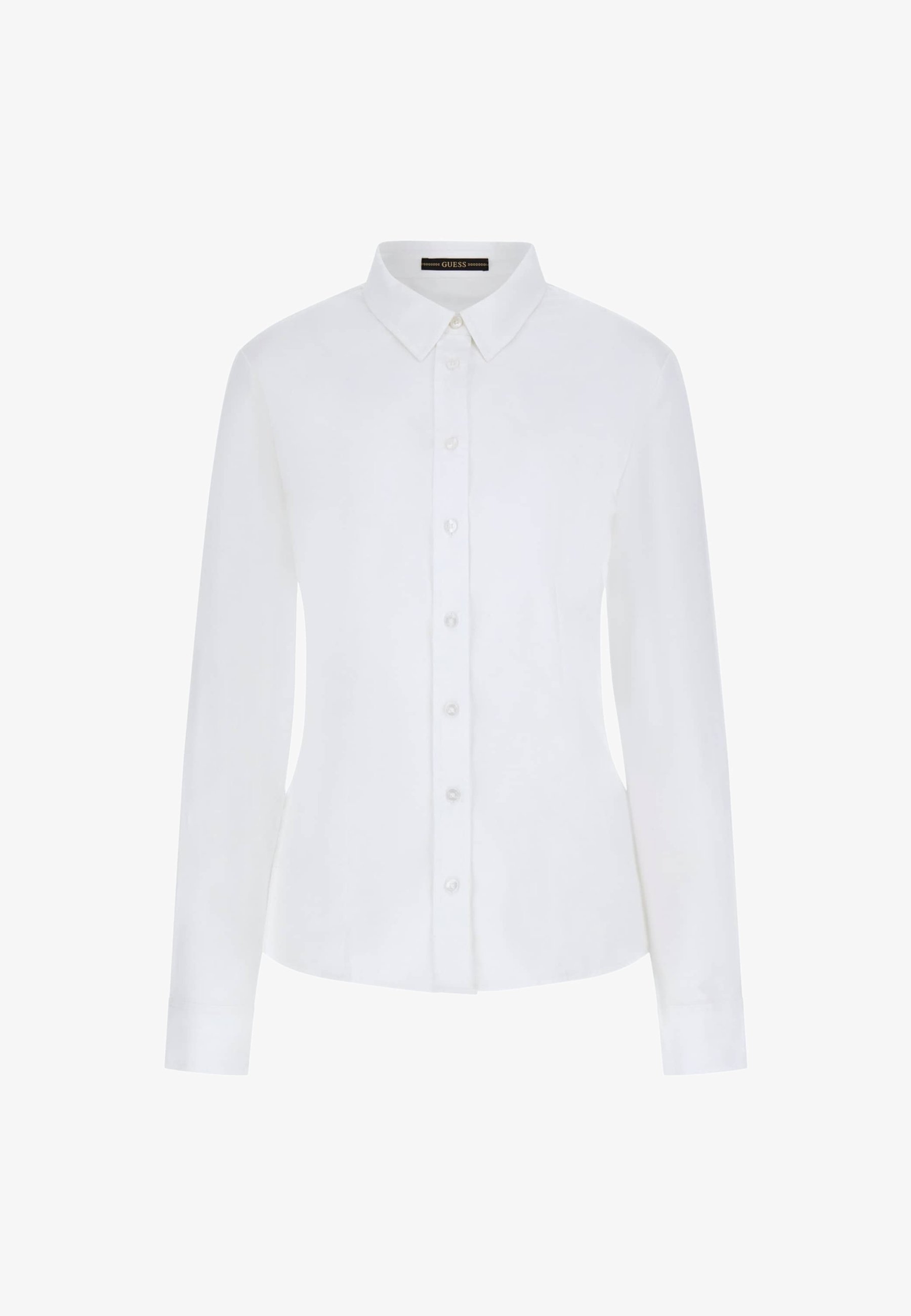 Guess KLASSISCHES SLIM FIT - Button-down blouse - white