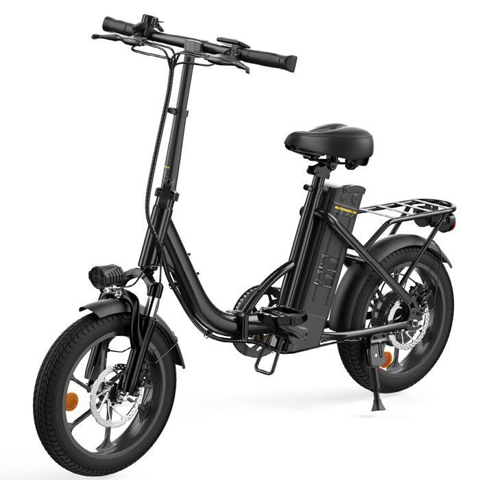 Vélo électrique iscooter U4 16 pouces 250W, batterie 36V 10.4Ah, vitesse maximale 25 km/h, pliable.