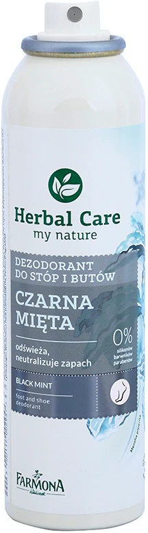 Farmona Herbal Care dezodorant v spreju z vonjem črne mete za noge in čevlje
