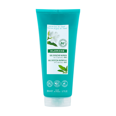 Klorane Cupuaçu BIO Nourishing Shower Gel Eau de Tiare Kosteuttava ja ravitseva suihkugeeli Gardenia 200 ml 200 ml