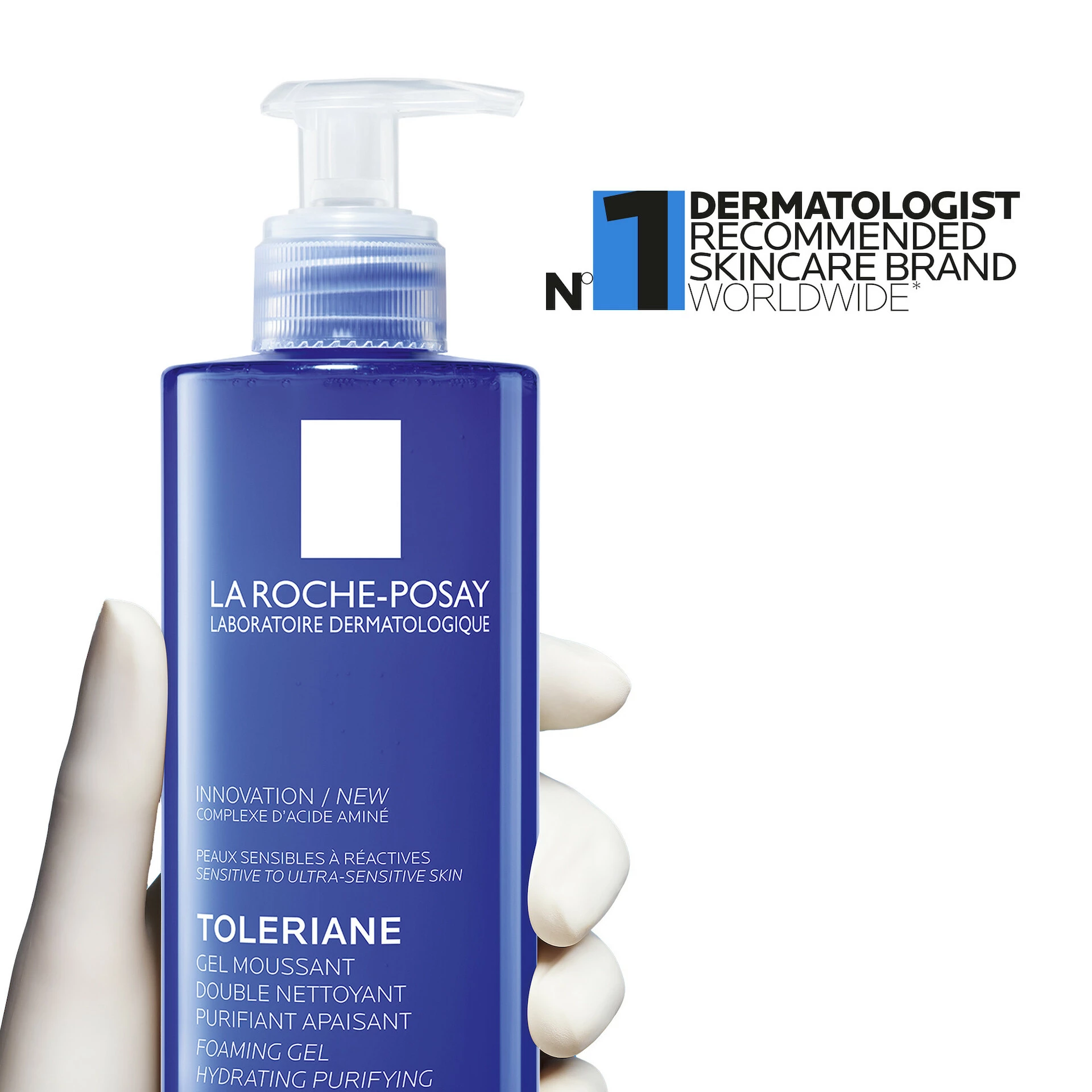 Toleriane 2-u-1 pjena za čišćenje 400 ml - La Roche-Posay