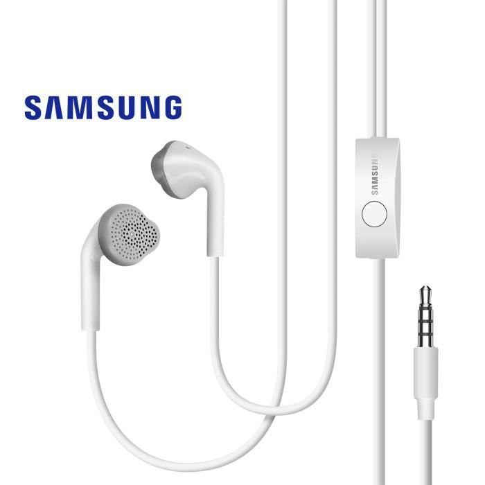 Cuffie auricolari originali Samsung EHS61ASFWE bianche con funzione vivavoce per Samsung Galaxy S8 G950F 5.8