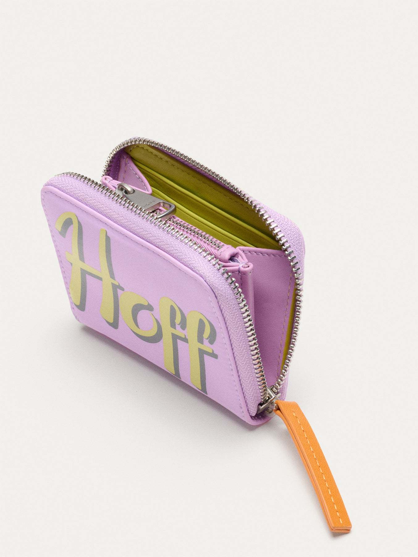 CARTERA NYLON LOGO LILA