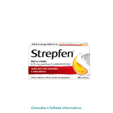 Strepfen Strepfen Halspastiller Honning Sitron 24 pastiller 24 pastiller