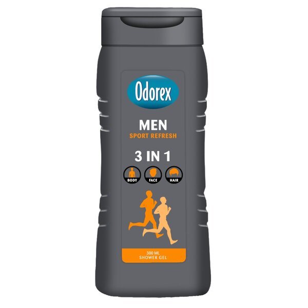Odorex Men Sport Refresh sprchový gél 3 v 1<br>300ml - Normálna pleť