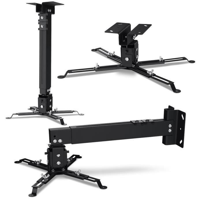 Support plafond universel - Overmax - Ceiling Mount - Jusqu'à 25 kg - Noir - Réglable