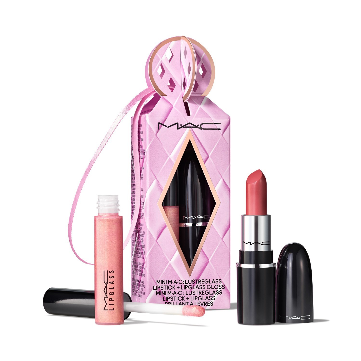 MAC set za šminkanje Lustreglass Mini Lip Duo – 1 komad