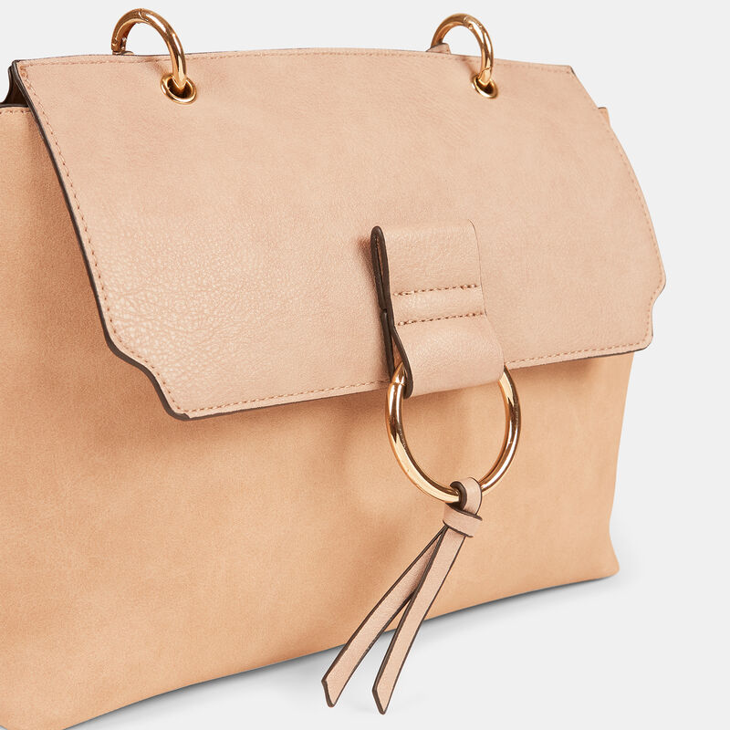 Borsa a mano con fibbia