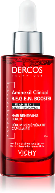 Vichy Dercos Aminexil Clinical REGEN Booster Sérum Fortalecedor e Regenerador Antiqueda