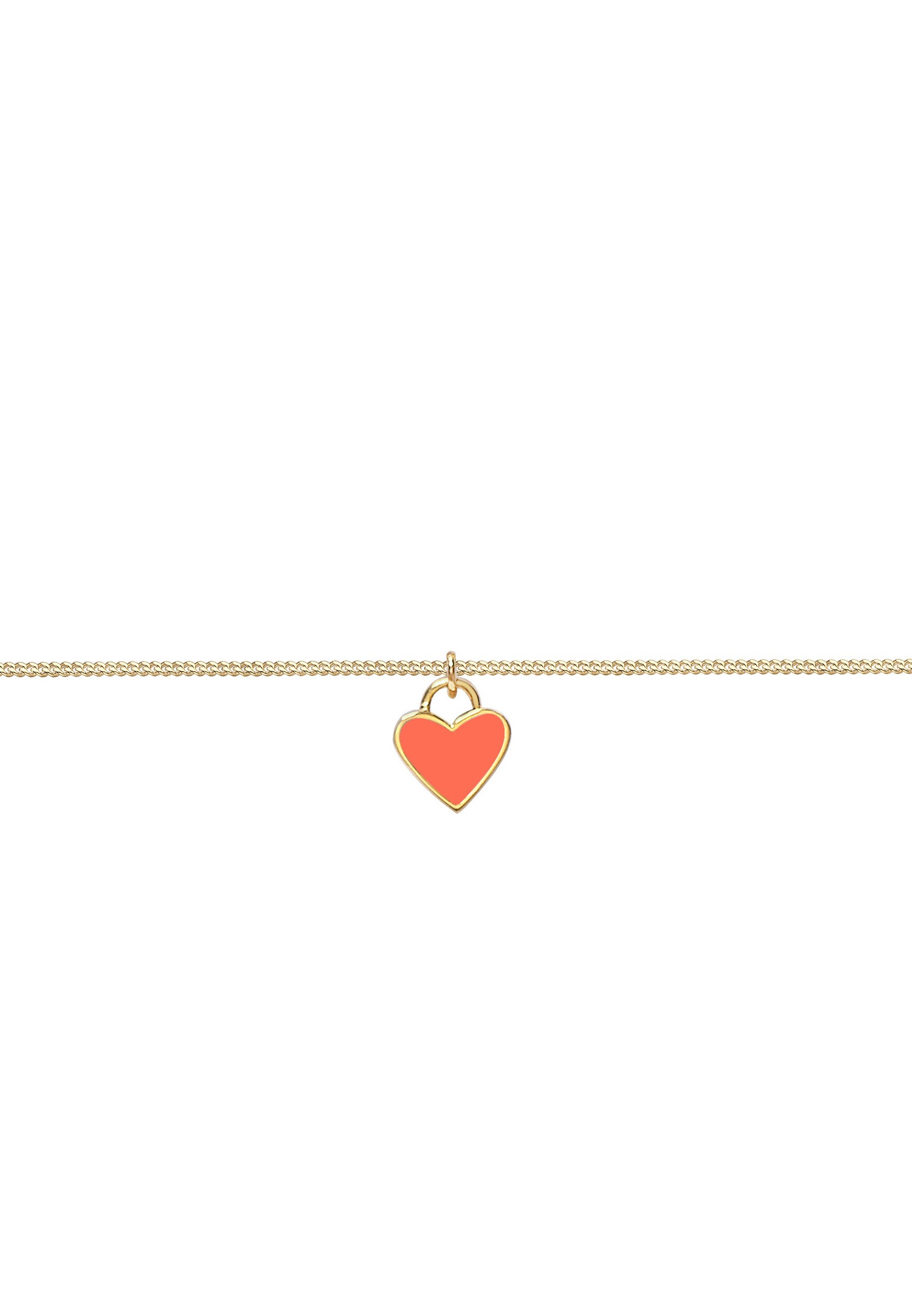 Elli Choker pendentif cœur émail