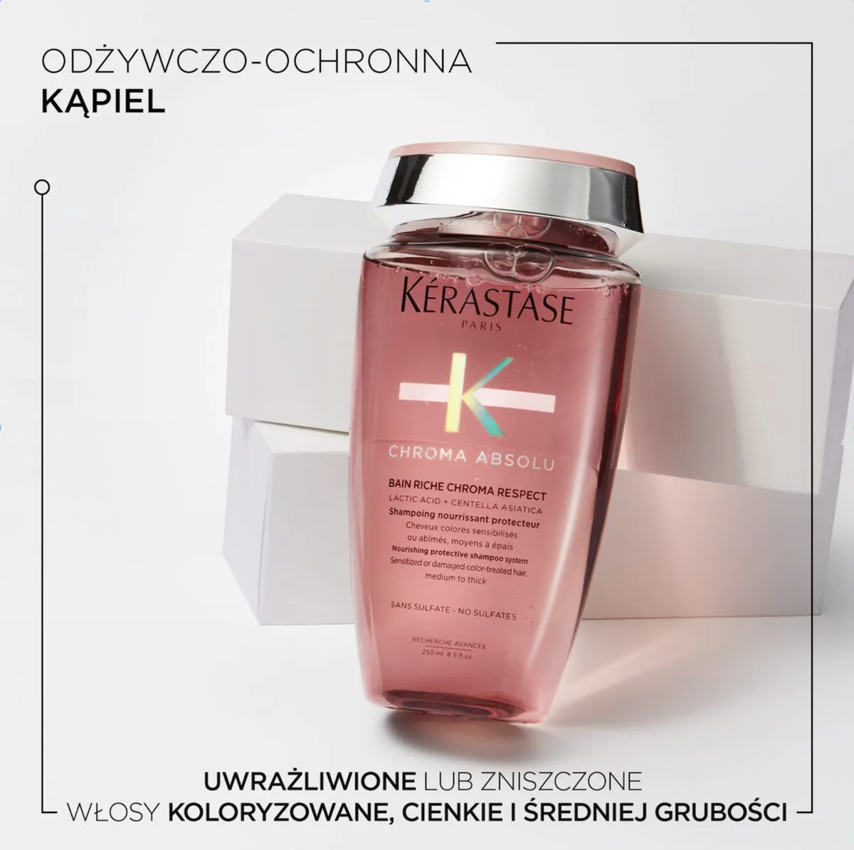 Kérastase Chroma Absolu Wzbogacona kąpiel do włosów koloryzowanych