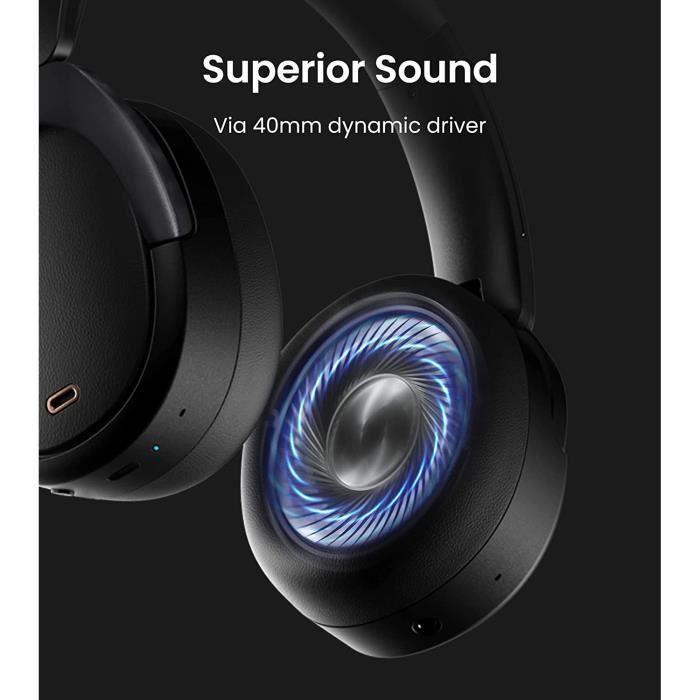 Bluetooth Headphones - EDIFIER - WH950NB - Active Noise Cancellation - 55H Battery Life - Hi-Res Audio LDAC