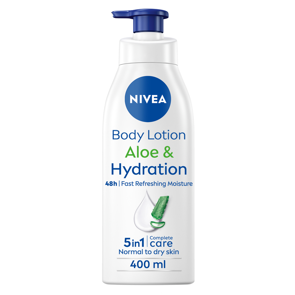 Balsam do ciała Aloes i pompka nawilżająca 400 ml - NIVEA