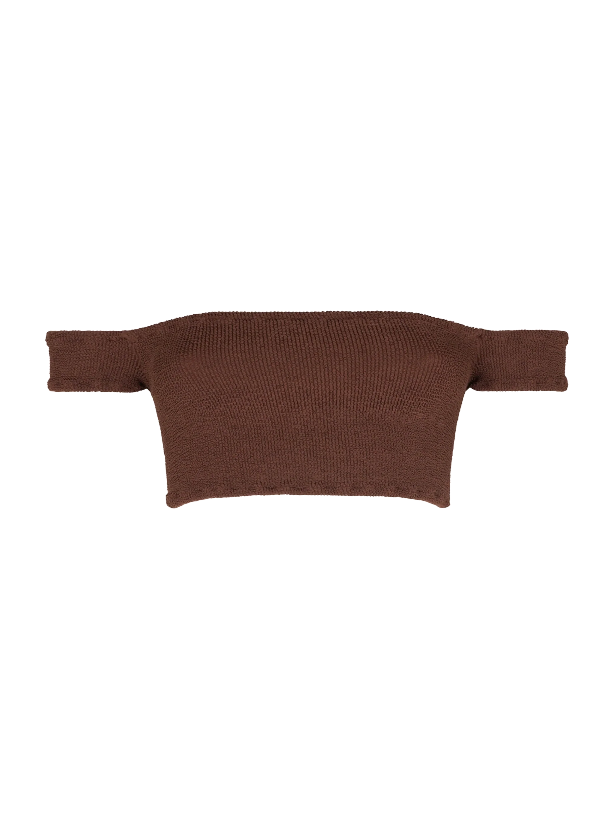 Traje de baño de una pieza para mujer con tirantes anchos arrugados.