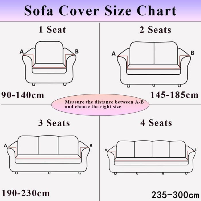Funda elástica para sofá, color liso, funda para sofá de 3 plazas con reposabrazos, funda universal para sofá, antideslizante.