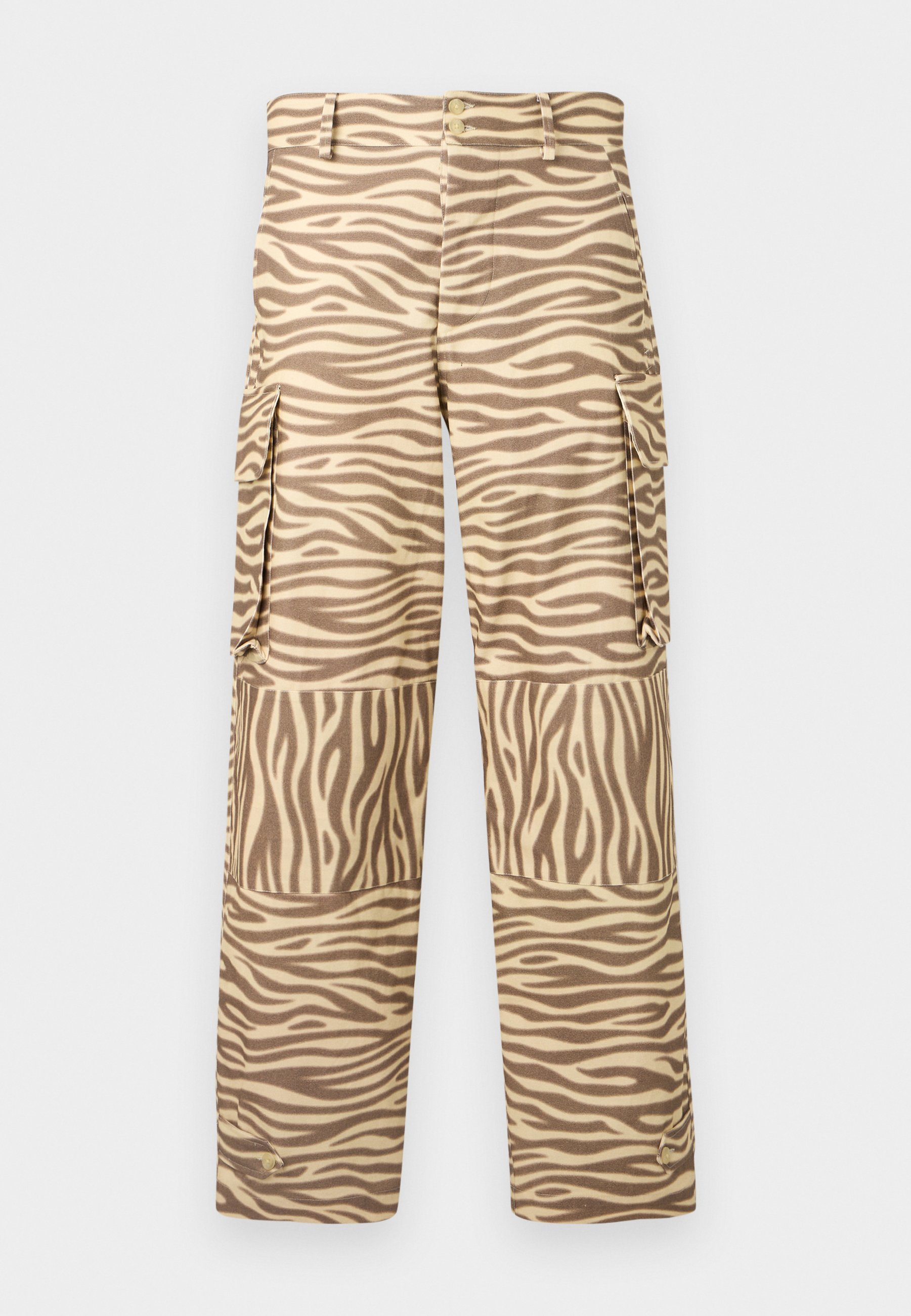 BLUEMARBLE ZEBRA PRINT BROEK - Broek - beige