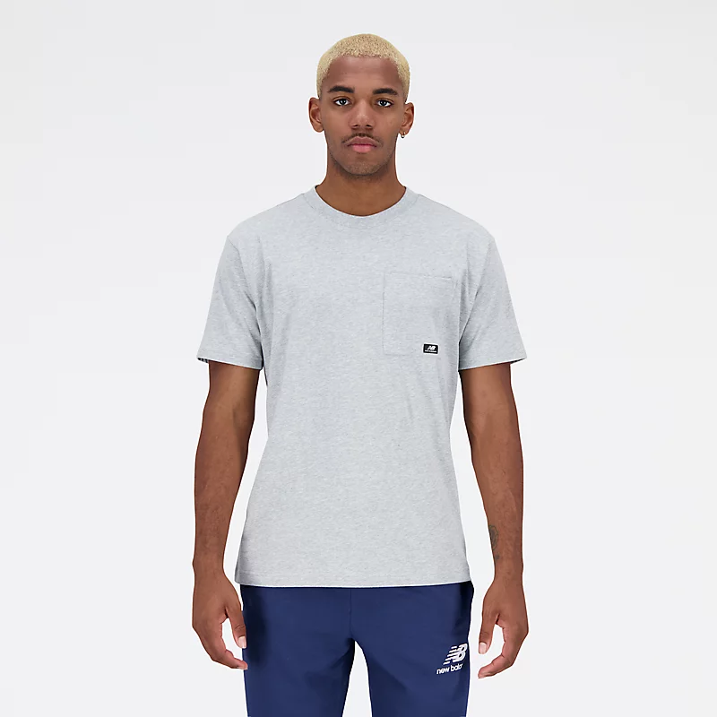Herren Essentials Reimagined Baumwoll-Jersey-T-Shirt – Sportgrau