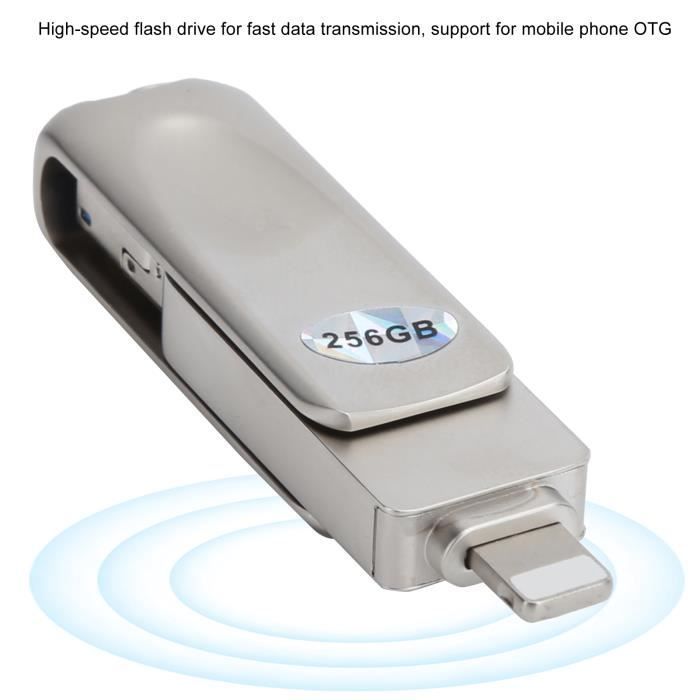 256 GB 3-in-1 USB-Stick – Tbest – USB-Stick für Smartphones (OTG) – Flash-Speicher – USB
