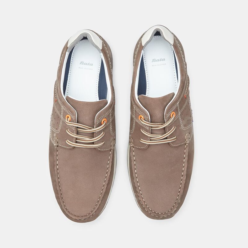 BATA Męskie buty sznurowane z nubuku