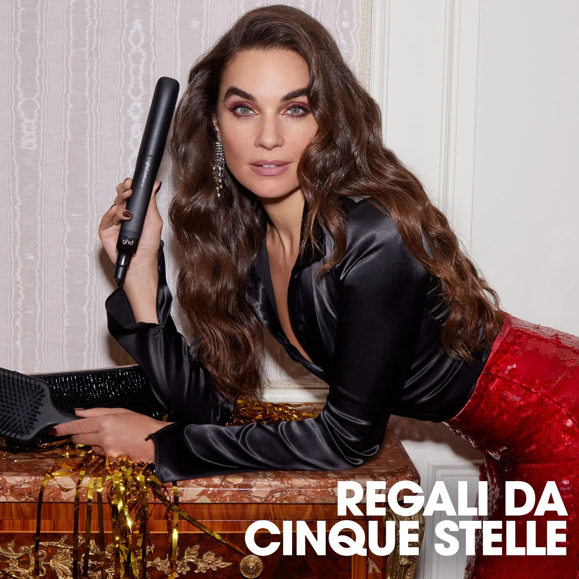 Styler ghd platinum+ Gift Set - piastra per capelli professionale + paddle brush - Cofanetti per Capelli, Piastra Capelli, Spazzole