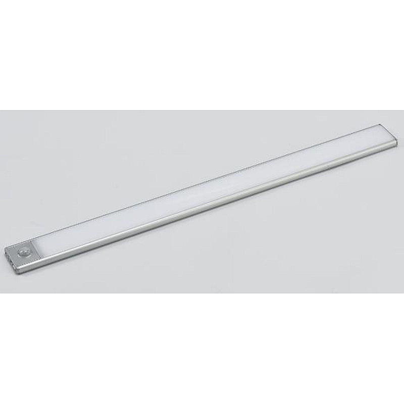 Lámpara de armario de bajo consumo de 40 cm, recargable, delgada, 280 lm, con sensor.