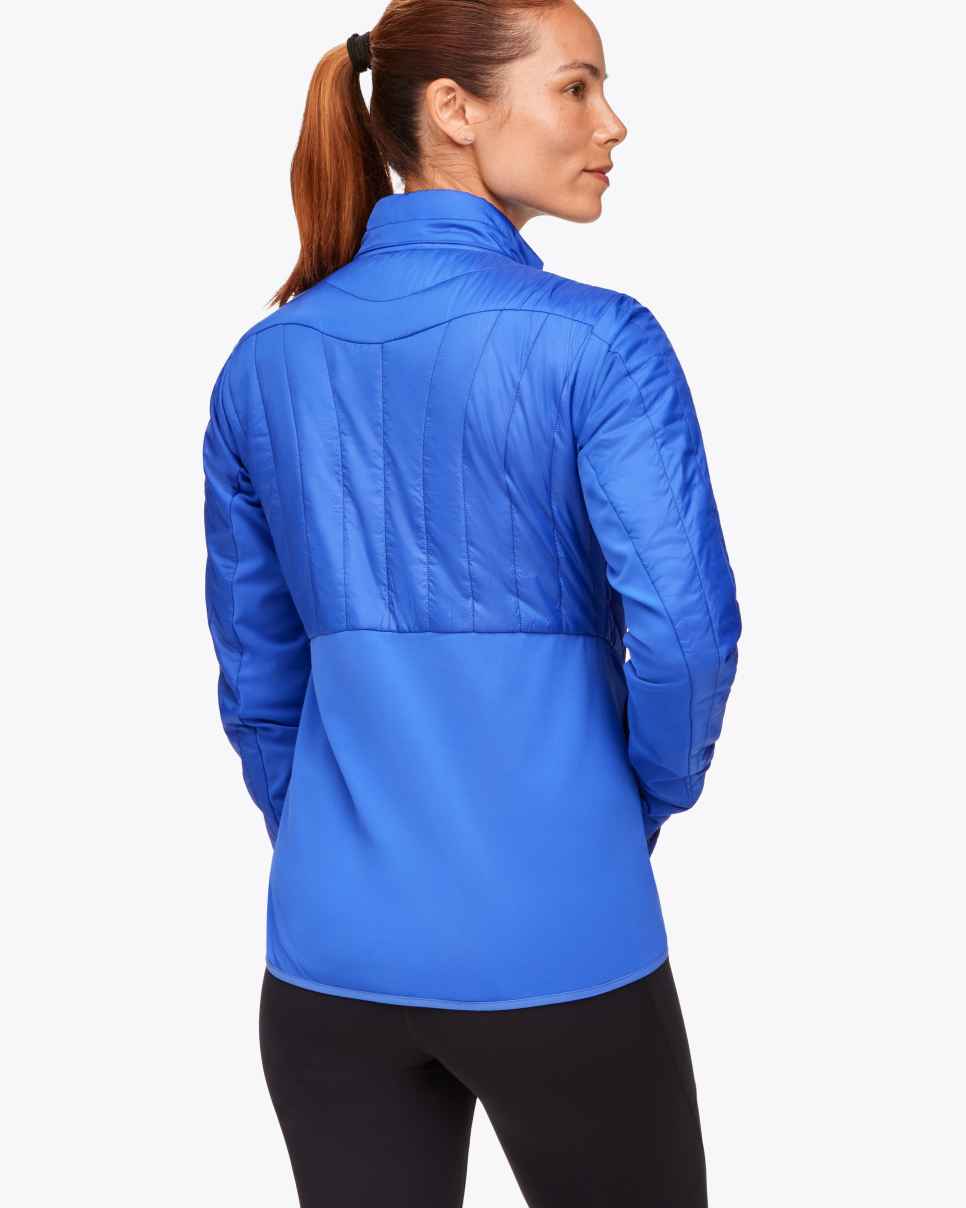 HOKA ColdSnap-jas in een oogverblindend blauw