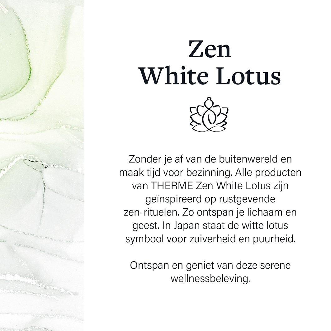 THERME Zen ulje za masažu s bijelim lotosom - 125 ml
