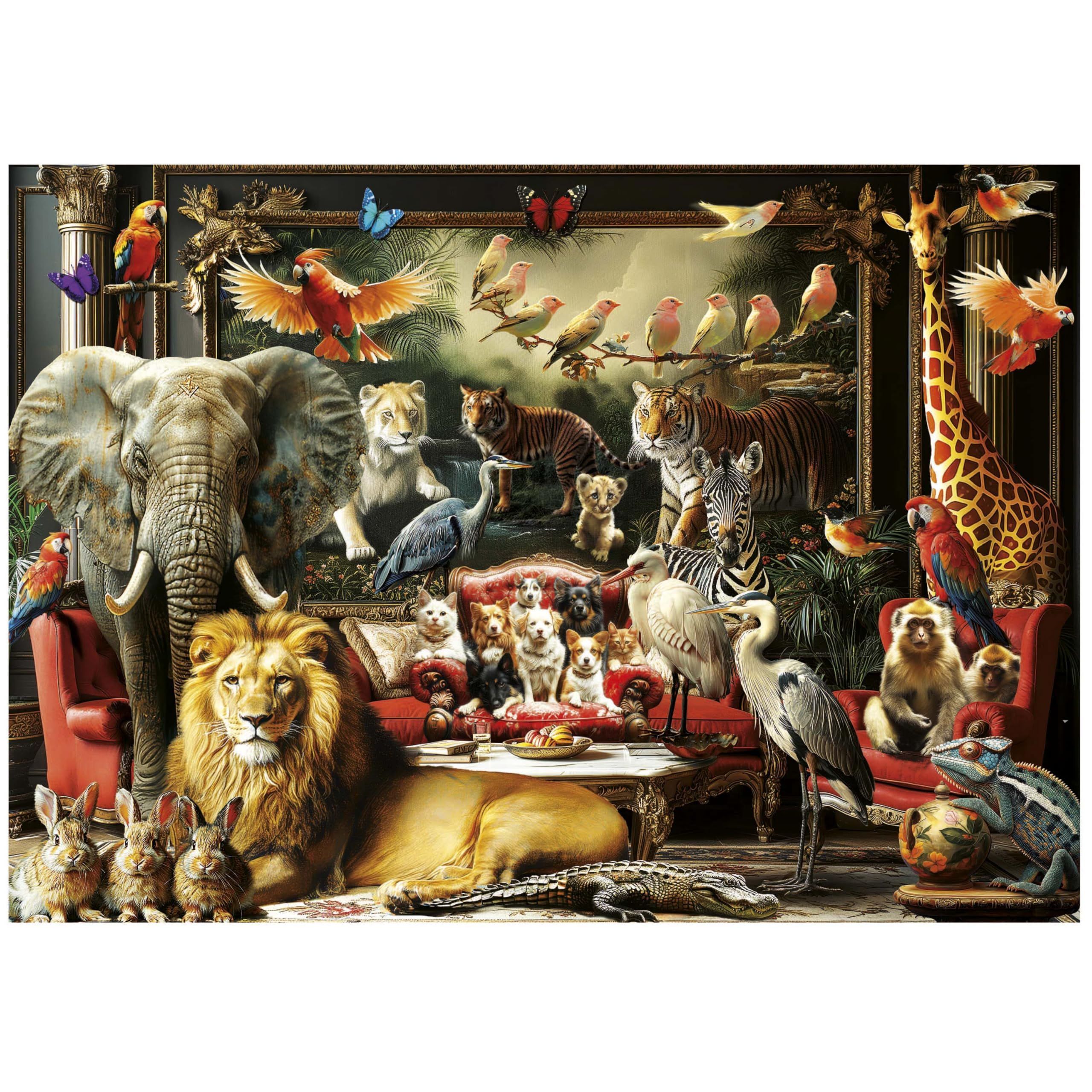 Puzzle - EDUCA - Animal Manor - 1500 pieces - 85 x 60 cm - Ages 15+