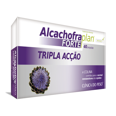 Artichoke Plan lipidų apykaitos papildas trigubo poveikio 40 ampulių 40 ampulių
