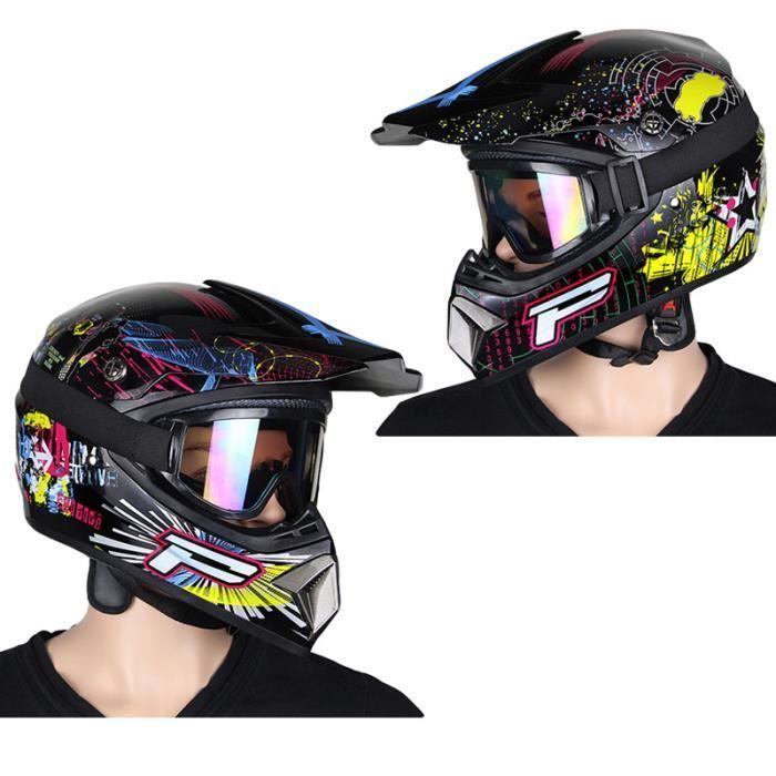 Casco de motocicleta para adulto talla L