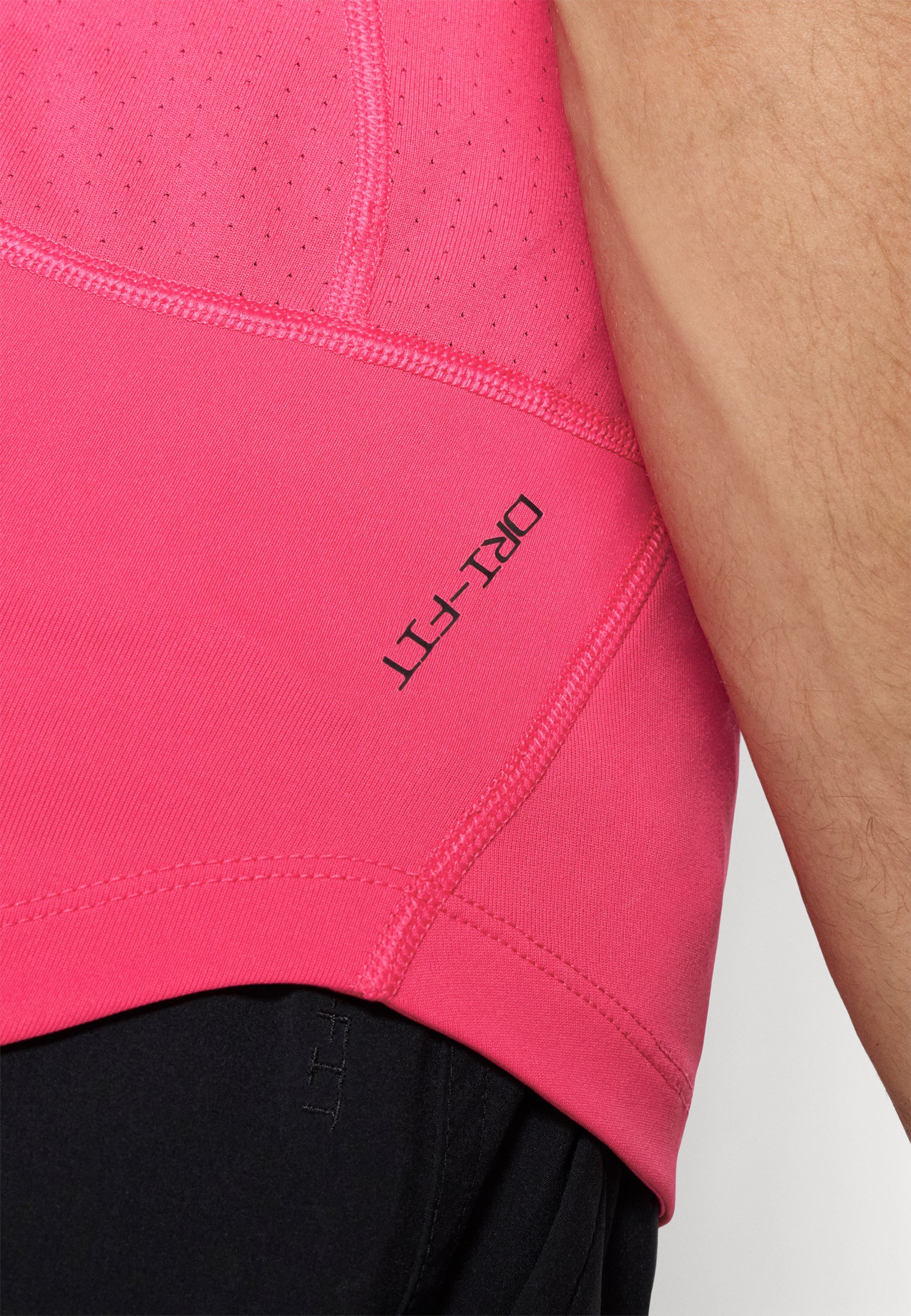 T-shirt de sport Nike Performance TOP - rose fuchsia/noir