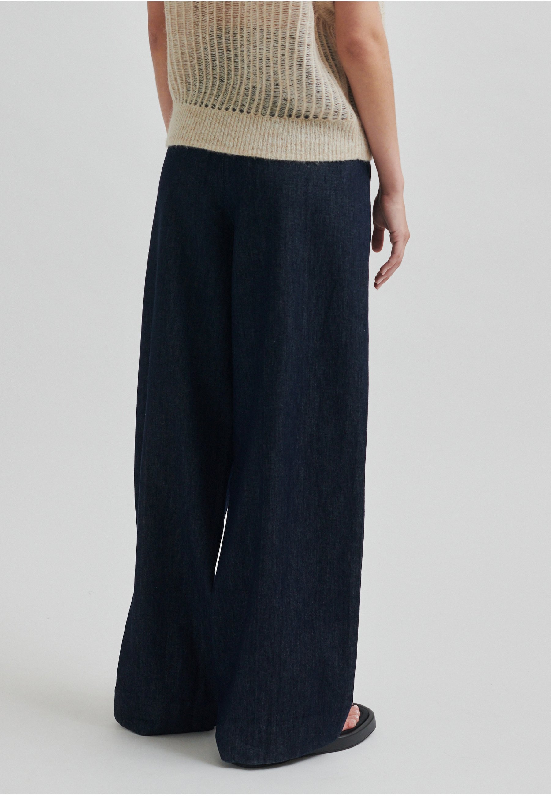 Second Female ALLUET - Jean coupe décontractée - denim bleu foncé