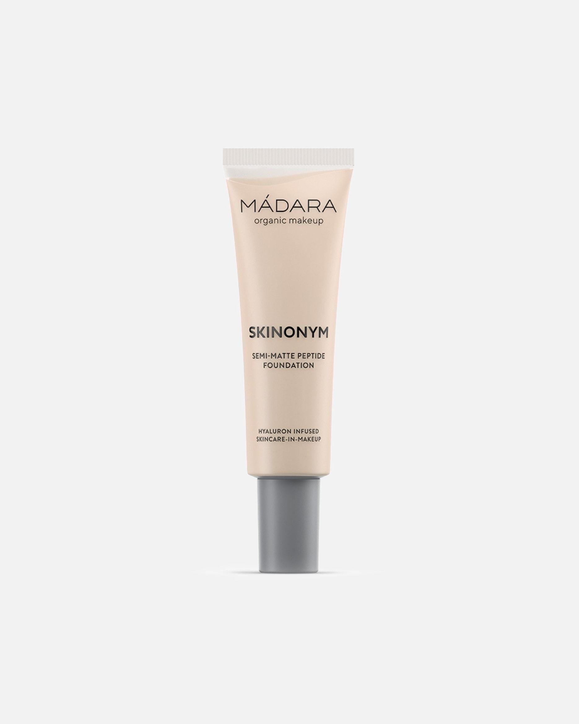 MÁDARA Foundation SKINONYM Semi-Matte Peptide Foundation, br. 15 STONE - 30 ml