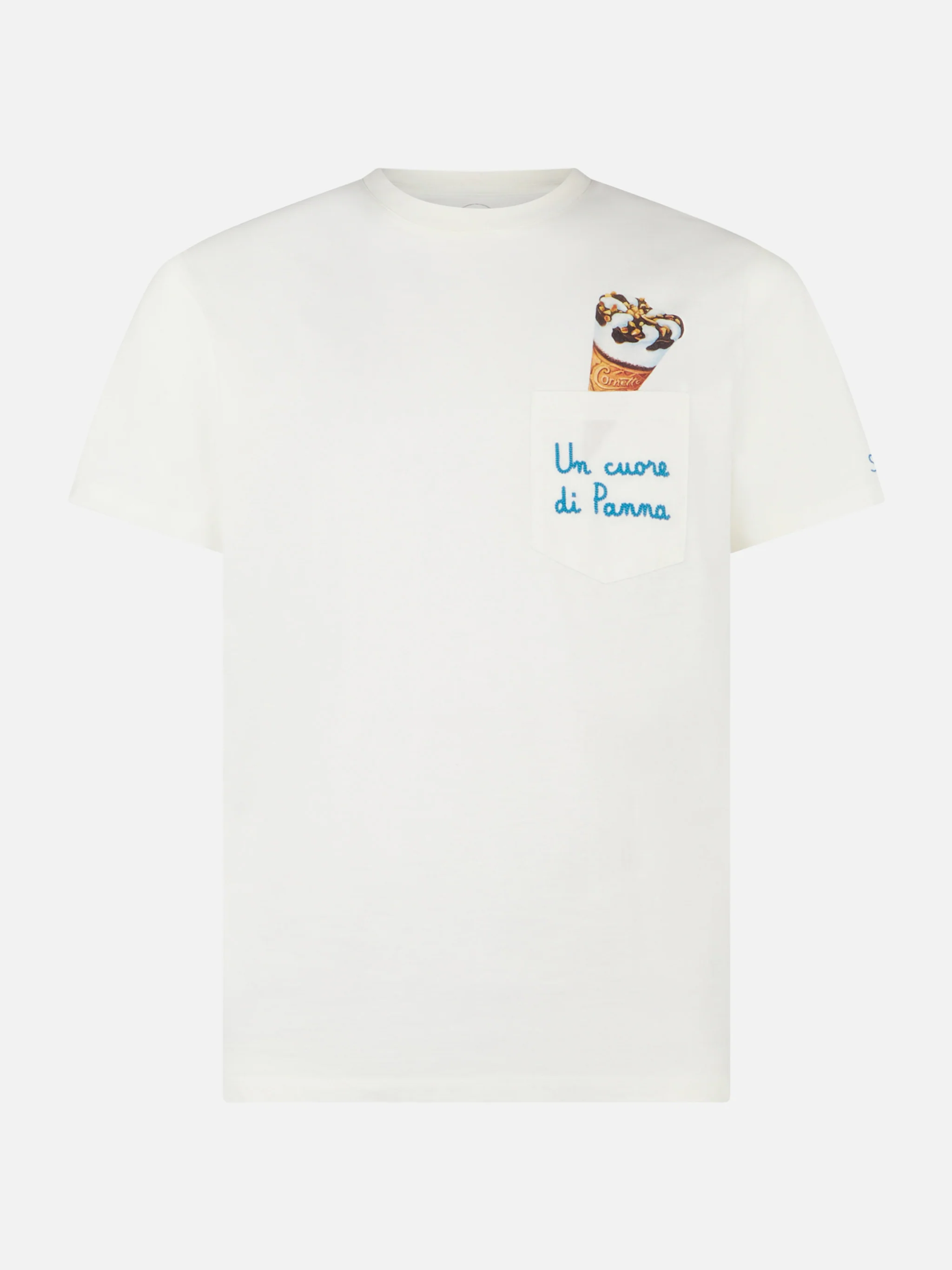 T-shirt stampa Cornetto con taschino ricamato | Edizione Speciale Algi