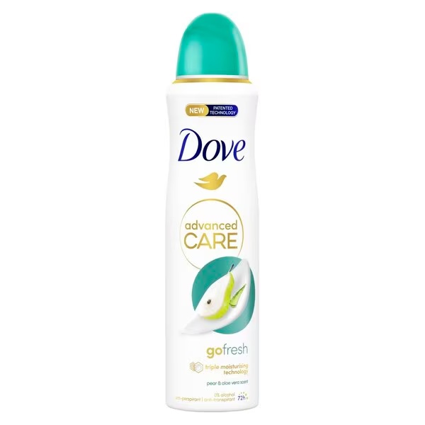 „Dove Go Fresh“ kriaušių ir alavijo antiperspirantas, 150 ml