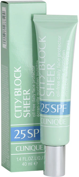 Protetor facial diário Clinique City Block™ Sheer Oil-Free FPS 25