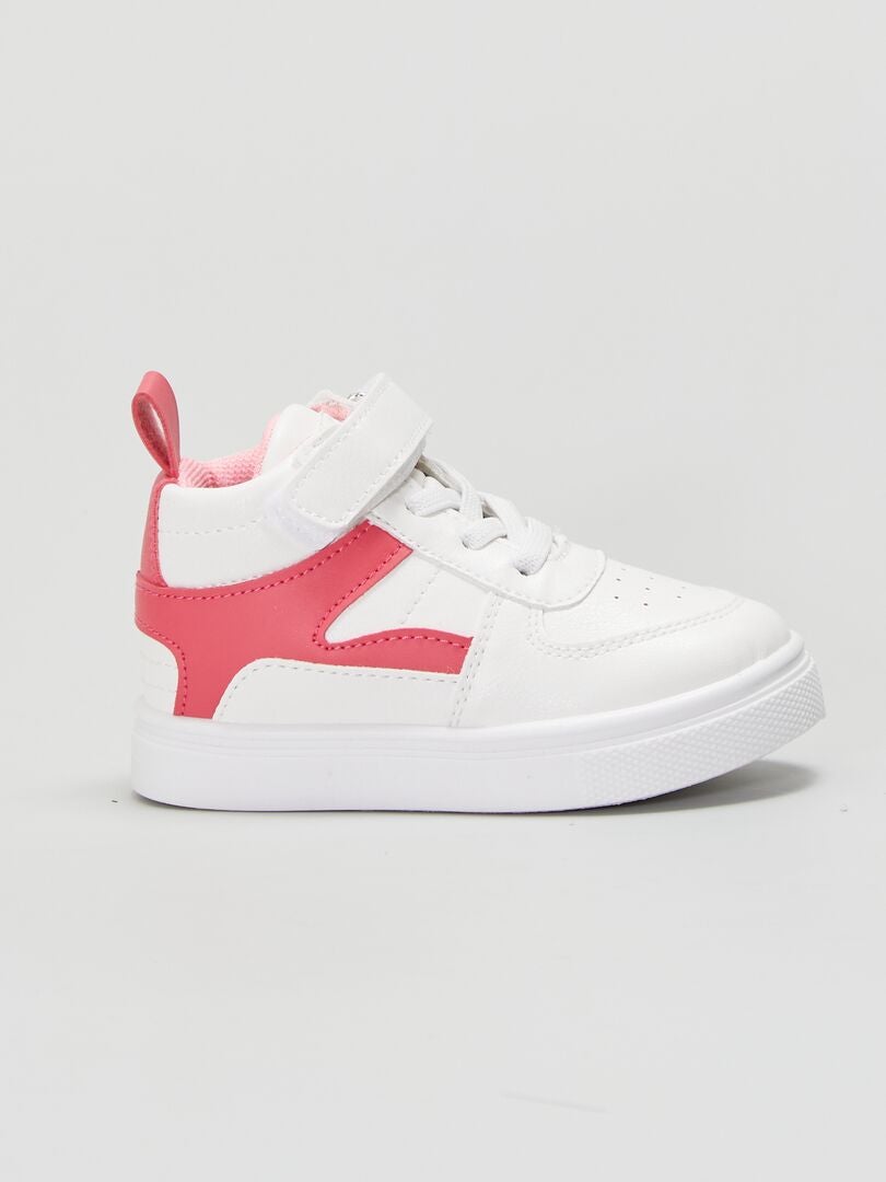 Tênis de cano alto Tricolor Sportswear - Branco